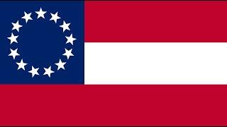 Confederate States of America Flag Animation