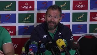 Inside Camp: South Africa v Ireland Post Match Press Conference