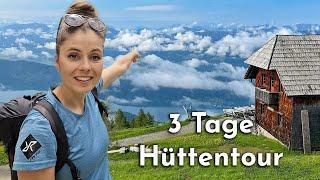 Schöne Hüttenwanderung in den Alpen: Mehrtagestour zum Millstätter See