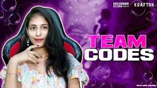 Nonstop Teamcodes || bgmi live || #teamcode  #bgmilive #facecamlive