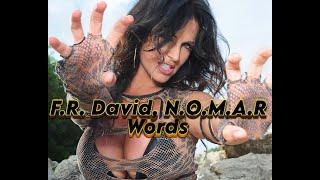 F.R. David, N.O.M.A.R - Words (Don't Come Easy) - cover by FR. David - N.O.M.A.R ( Remix ) - 2024