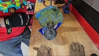 How to restring a Kobalt 24V Weedeater