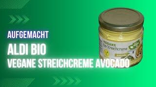 Aufgemacht: Aldi mein Veggie Tag Bio Streichcreme Avocado 2024