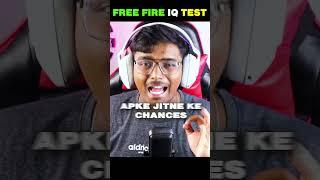 Free Fire IQ Test #shorts