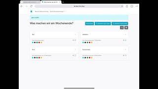 Unterrichtstool zum Ideen sammeln und brainstormen
