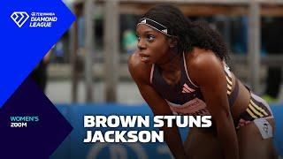 Brittany Brown stuns the big guns in Oslo 200m - Wanda Diamond League 2024