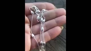 Цепь с рисинками 2700р 55см #цепьсеребро #серебрянаяцепь
