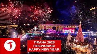 Tirana Fireworks 2025