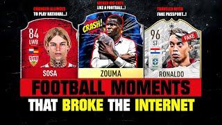 FOOTBALL MOMENTS that BROKE the Internet! 