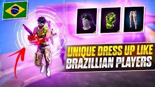 BRAZILIAN PLAYERS UNIQUE AND FREESTYLE DRESS COMBINATION / TOP 5 DRESS COMBINATION FREE FIRE
