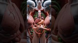 Human Anatomy in Motion: A Surreal 3D Visualization of Internal Organs