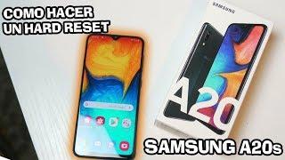 SAMSUNG A20s Como Hacer un Hard Reset Para Restaurar o Quitar Contraseña, Patron, Pin O Huella 