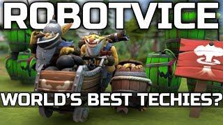 RobotVice [Rank 350] - World's Best Techies? Gameplay Compilation Dota 2