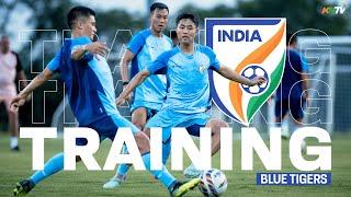 Indian Football Team Training In Kolkata Day 2 | Asian Cup Qualifiers ft. Sunil Chhetri, Chhangte