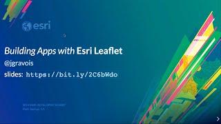 Building Apps with Esri Leaflet