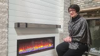 Amantii Symmetry Bespoke fireplace review #electricfireplace #electricfire