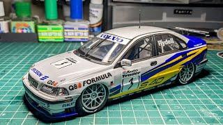 Volvo S40 BTCC 1997 - Brands Hatch Winner - building the 1/24 scale Nunu Beemax Model kit