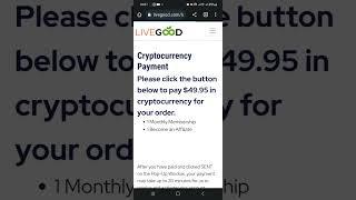 How to sign up in livegood.