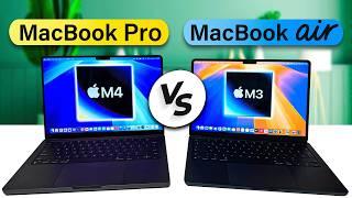 Don't Choose WRONG! MacBook Pro M4 Vs MacBook Air M3!