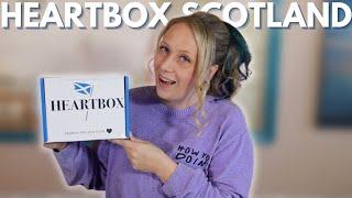 HEARTBOX SCOTLAND unboxing and review | October 2022 box | Items made from Scotland!