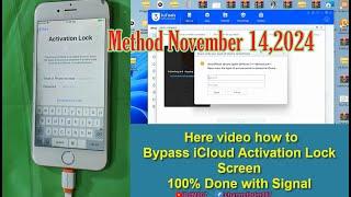 iCloud Bypass 2025, Bypass iCloud Activation Lock Screen Done 100% with Signal Via  iRemove Tools