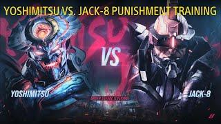 YOSHIMITSU vs JACK-8 Punishment Training - Tekken 8