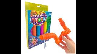 Tubo Sensorial Juego Luz Glow Antiestres Pop Fidgett Light Up