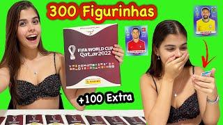 ABRINDO 300 FIGURINHAS DA COPA DO MUNDO 2022 + ÁLBUM de Figurinhas | NICOLE DUMER