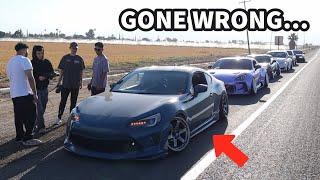 6 STANCED CARS Attempt 8 HOUR Road Trip…