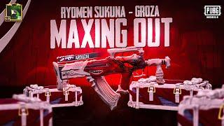 First Mythic Groza in Pubg Mobile | Ryomen Sukuna Groza Maxed Out 