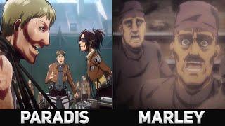 Marley VS Paradis - Meeting the Titans - Attack On Titan Season 4