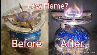 Low /Weak Flame Gas Burner? Do this immediately