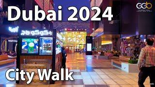 Dubai City Walk  Vibrant Lifestyle Destination | [4K] Walking Tour