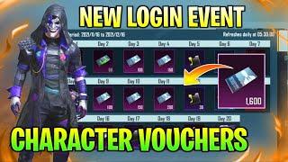 NEW CHARACTER VOUCHERS EVENT IN BGMI  GET FREE CHARACTER VOUCHERS