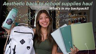 Aesthetic Back to School Haul *2023* || what's in my backpack Junior Year 