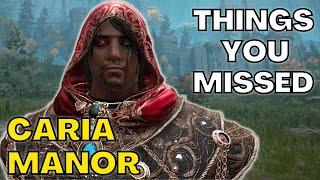 The Top Things You Missed In Caria Manor!! [probably] - Elden Ring Tutorial/Guide/Walkthrough