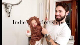 HER FIRST STEPS! INDIE THE EWOK & THE BEST FACIAL | VLOG