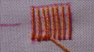 Spinnwebstich 2.0 Stick-Stich Tutorial