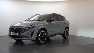 Stunning 2024 Qashqai 1.3 DIG-T MH N-Design in Special Two Tone Ceramic Grey Metallic / Black Roof