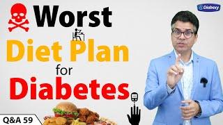 Worst Diet Plan for Diabetes | Diabexy