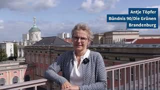 Videostatement - Antje Töpfer Spitzenkandidatin Bündnis 90/Die Grünen BB zu Demokratiepolitik