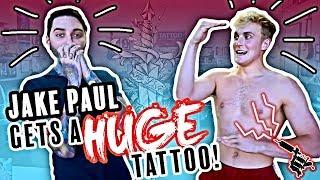 JAKE PAUL gets HUGE Tattoo!! by Romeo Lacoste