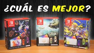 compré TODAS las NINTENDO SWITCH OLED (Ediciones Especiales)  ¿Cuál es mejor?