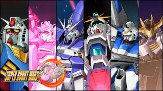 All Gundam Series Units & Attacks | Super Robot Wars 30
