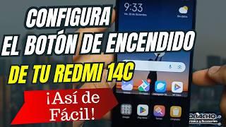 Cómo Quitar Asistente Google del Botón de Encendido en REDMI 14C - TUTORIAL