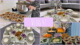 GUEST DINNER MENU FOR 16 PERSONS  ASHURE DESSERT RECIPE | BUG KEBAB | AVCI PASTRY / TABLE SETTING