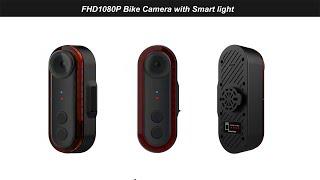 How to operate the new FHD1080P Bike camera with tail light and WiFi APP