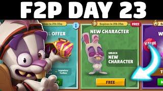 How I Got Skippy for Free on Day 23 of My 'Free to Play' Account | Zooba (F2P #10)