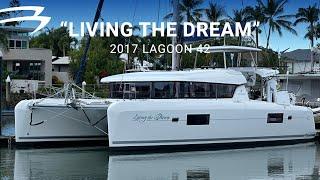 2017 Lagoon 42 "Living the Dream" For Sale with Multihull Solutions