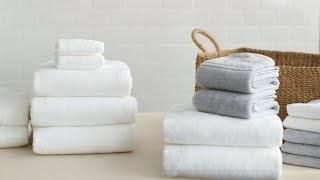 How To Fold Bath Towels | Martha Stewart Folding Hack